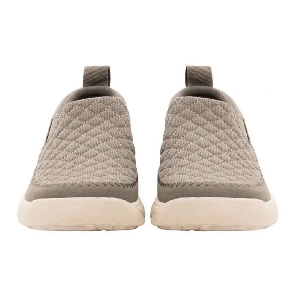 Stylish Staheekum Gray Quilted Slip-On Sneakers Size 8 - Picture 6 of 11